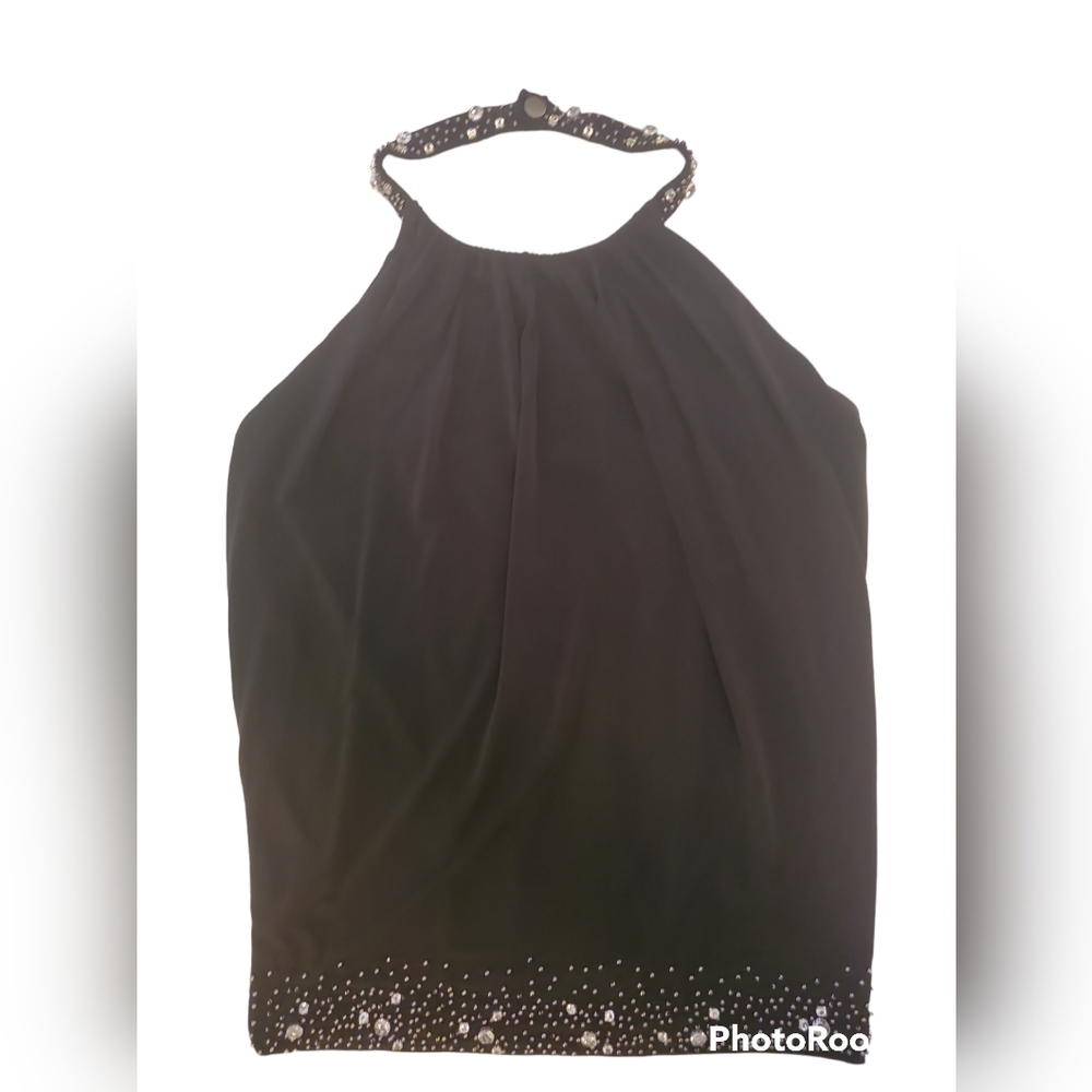 Victoria secret halter top. Size medium.  Black